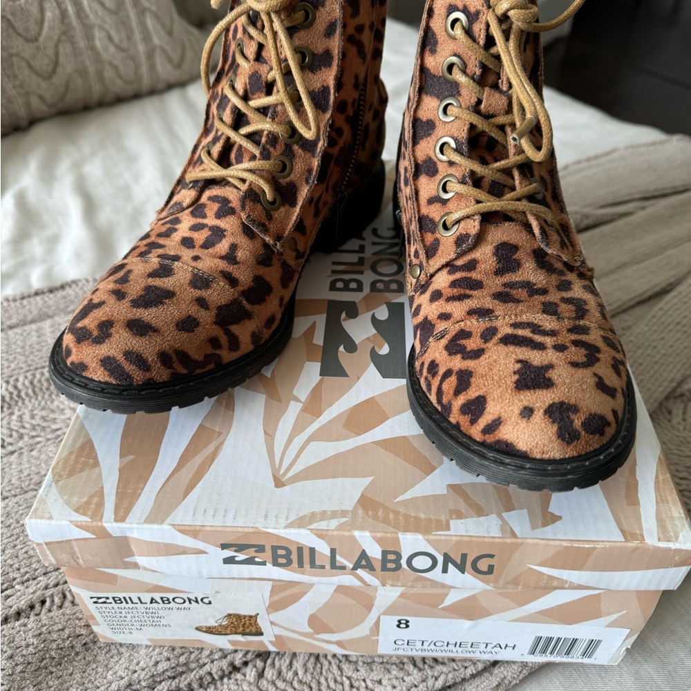 Willow Way Billabong Cheetah boots